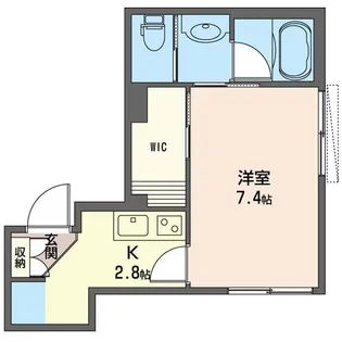 トランブルー田端(4月下旬退去予定)【1階】の間取り