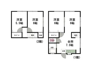 第3すずらん荘の間取り