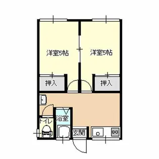 リバービレッジ平川【1階】の間取り