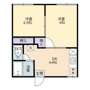 クリーンアピア【1階】の間取り