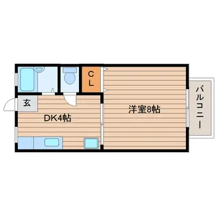 サンライフ川平【2階】の間取り