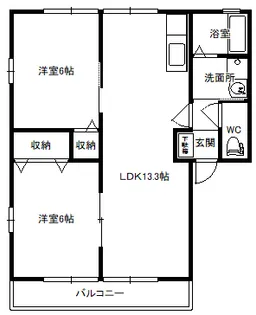 DAIE HILLS OZAWA C棟【1階】の間取り