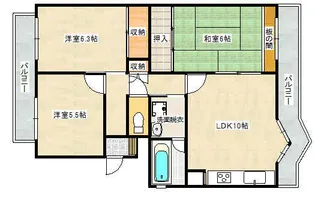 コープシグマ【3階】の間取り