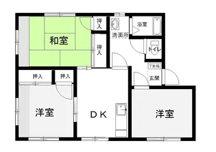 ハイツベラミーII【1階】の間取り