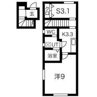 LebeL vier【2階】の間取り