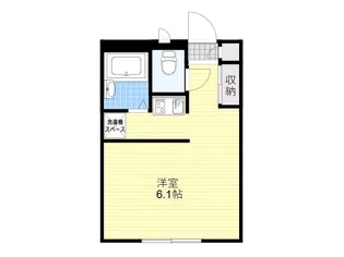 ミストラル西庄【1階】の間取り