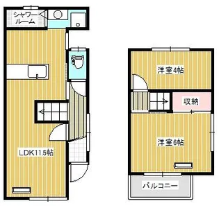 香川県高松市鶴市町【一戸建】の間取り