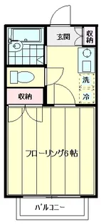 第2小金井サニーハイツ【1階】の間取り