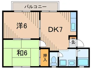 カルム 上ケ原 B棟【1階】の間取り