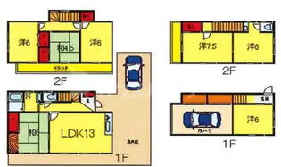 茨城県つくば市高見原2【一戸建】の間取り