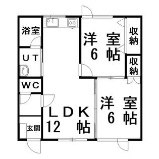 RISE【2階】の間取り