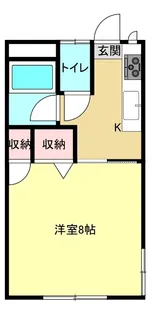 ラフェリオ大学南【1階】の間取り