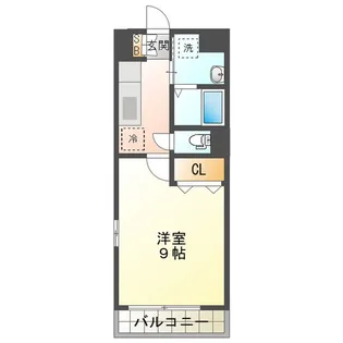 フィオレティーナ四日市【2階】の間取り