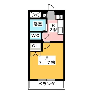 グランドステータスヴィラアン【1階】の間取り