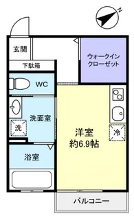 サラブレッドSOUL【1階】の間取り