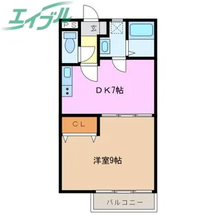 VillageEmonI【2階】の間取り