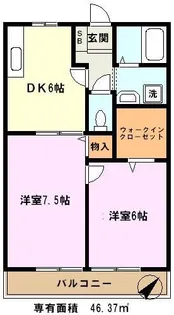 埼玉県戸田市中町1【アパート】の間取り