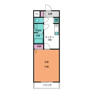 ハイタウン久保【3階】の間取り