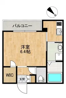 アポロイースト【2階】の間取り