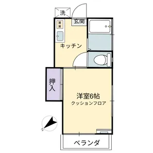 コーポタキモト【2階】の間取り