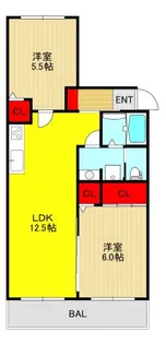 埼玉県戸田市下前1【マンション】の間取り