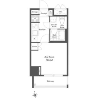 Conde相模原【8階】の間取り