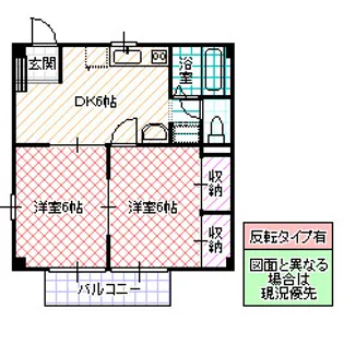 サクラハイム C【1階】の間取り