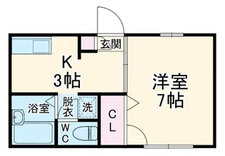 EXCEL追浜【2階】の間取り