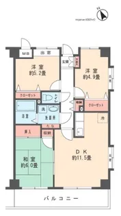 ボナール美徳【5階】の間取り
