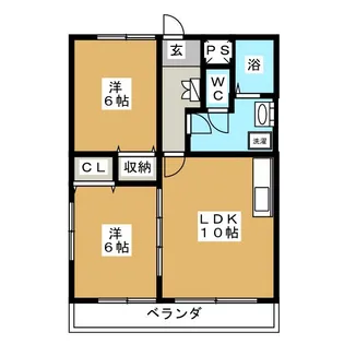 ハイムルミエール【3階】の間取り