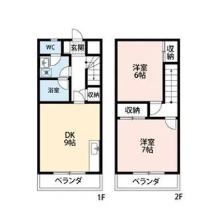 ウエストゴトウ【1階】の間取り