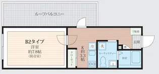 1Kの間取り画像