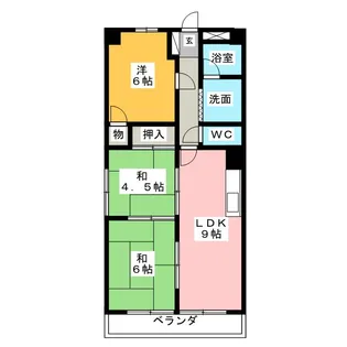 富佳ビル【4階】の間取り