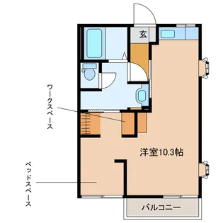 ヴィレッジSAKUMA【2階】の間取り