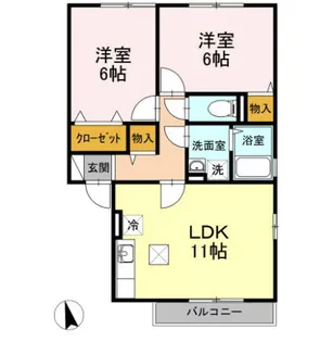 林檎館【2階】の間取り