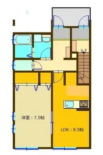 大谷口KSハウス【1階】の間取り