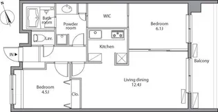 東京都目黒区中目黒5【マンション】の間取り