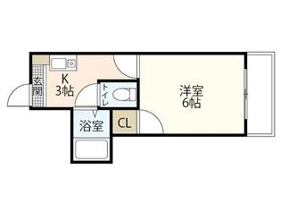 ロイヤルメゾン古江【3階】の間取り