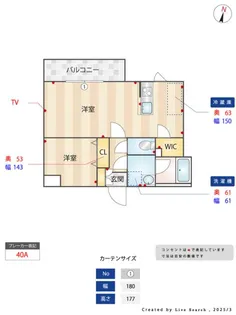 Alivis船橋夏見【1階】の間取り