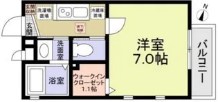 東京都練馬区小竹町2【アパート】の間取り