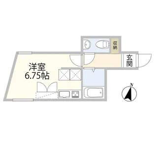 ディアコート赤塚【1階】の間取り