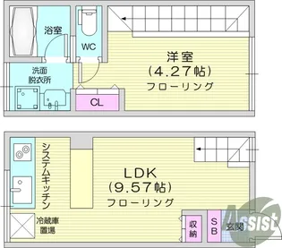 kirara wakabayashi【1階】の間取り