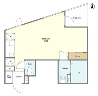 ヴィラ・ハーモニー不動前【3階】の間取り