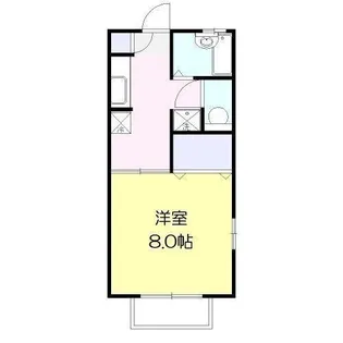 ハウディかいだA棟【2階】の間取り