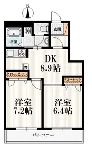 東京都練馬区氷川台2【マンション】の間取り