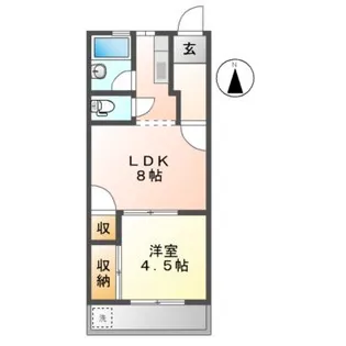 ハイムブトウジゅ【2階】の間取り