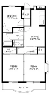 ひかりハイツ【2階】の間取り