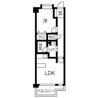 ガーデン目黒平町【1階】の間取り