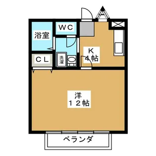 コーポ南木6【2階】の間取り