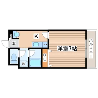 イーグルハイツ南光台【3階】の間取り